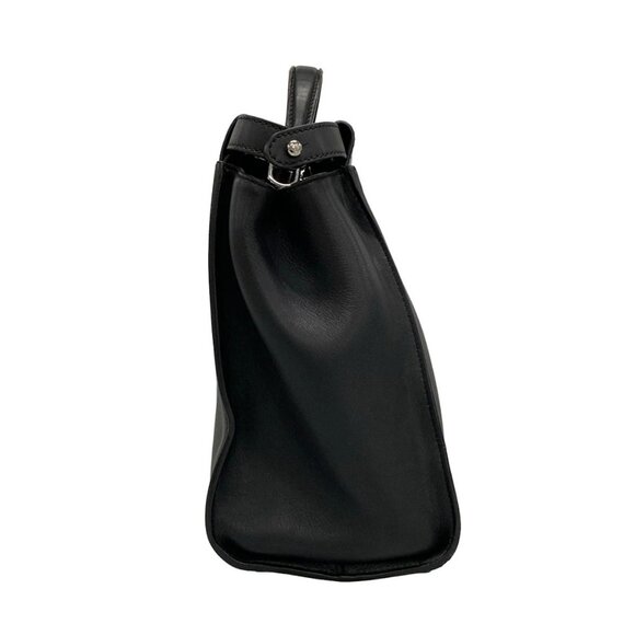 Auth FENDI Medium peekaboo iconic,Monster 7VA388 Black Leather - Business Bag - Picture 3 of 16